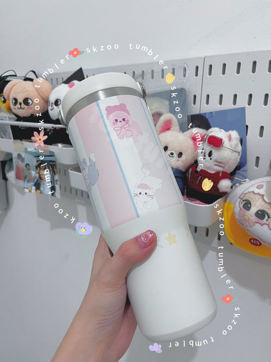 [SKZ fanmade merch] SKZOO TUMBLER 1000ml by sunriselix (Batch 2)