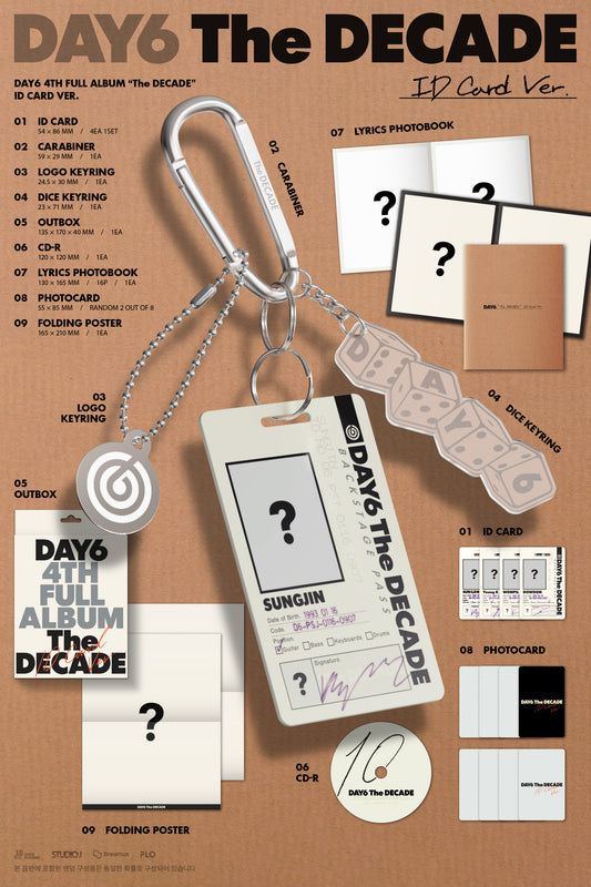 [Day6 The Decade] ID Card Ver.