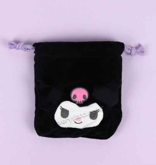 Sanrio String Pouch (Kuromi)