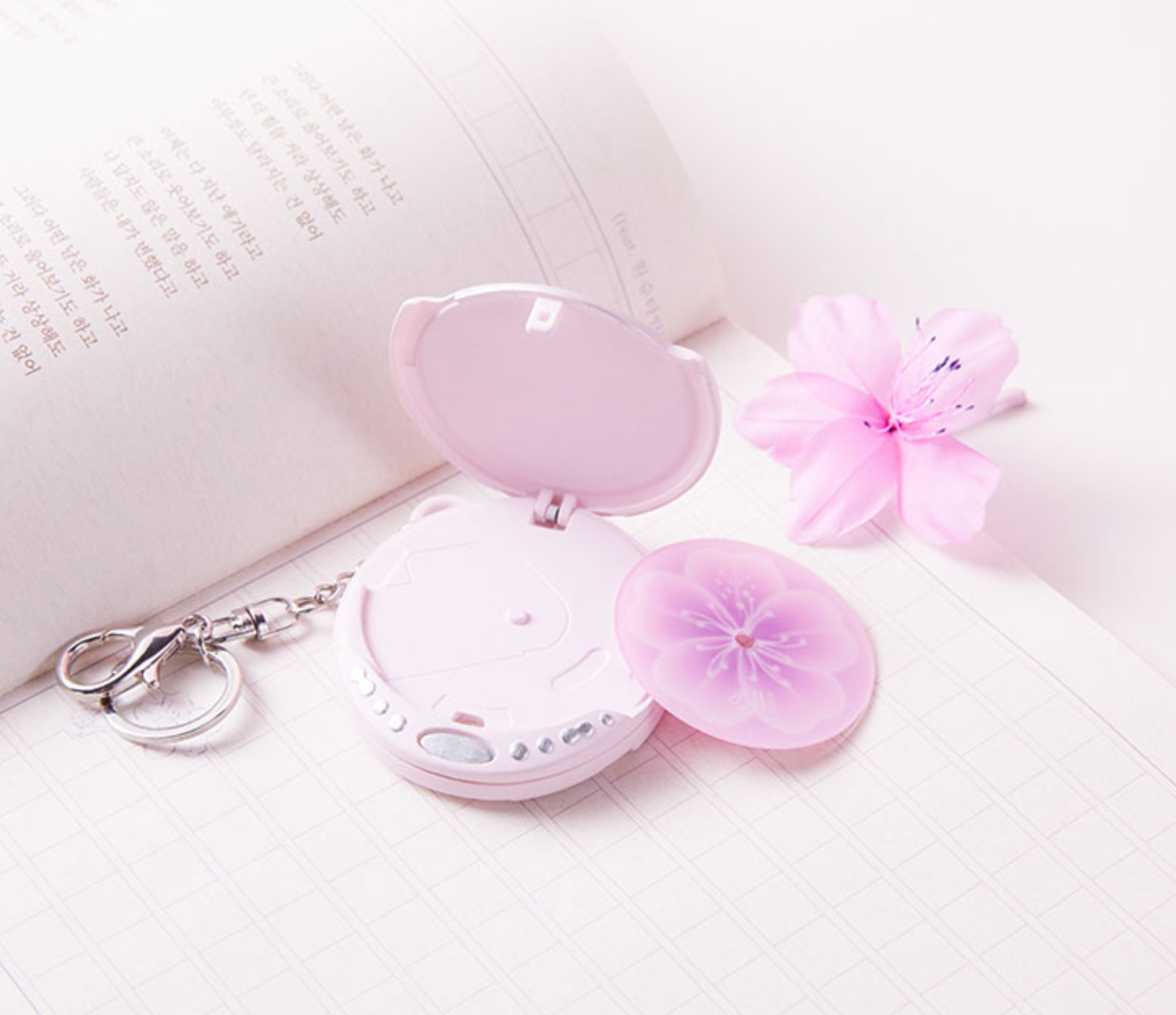 [IU Flower Bookmark Set] CDP Mini Keyring