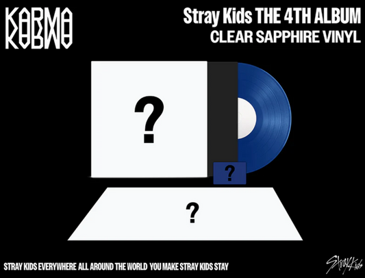 Stray Kids KARMA (CLEAR SAPPHIRE VINYL)