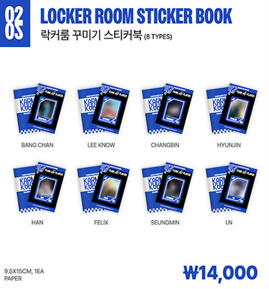 [SKZ Karma Pop-Up MD] Locker Room Sticker Book