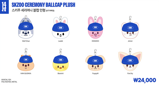 [SKZ Karma Pop-Up MD] SKZOO Ceremony Ballcap Plush