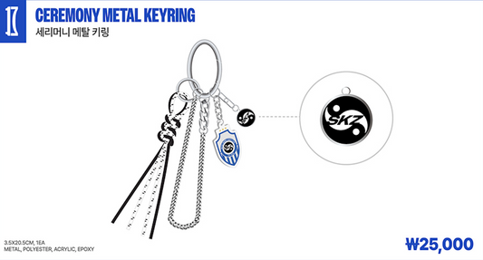 [SKZ Karma Pop-Up MD] Ceremony Metal Keyring