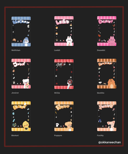 [SKZ fan made merch] SKZOO PLUSH ZIPLOCK by okkaneechan