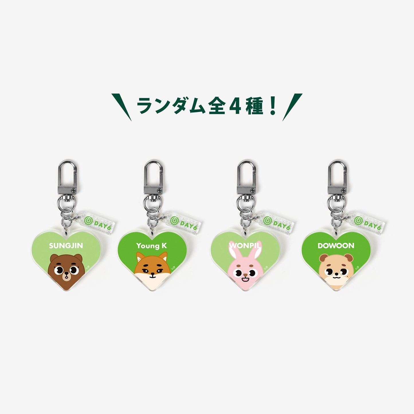 [DAY6 FOREVER YOUNG JAPAN] Random Acrylic Key Holder