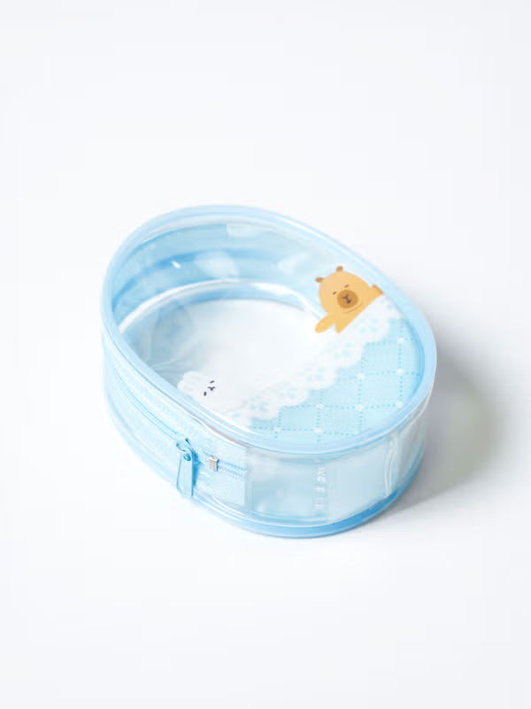 [Daiso Korea] Cool Summer Transparent Round Pouch